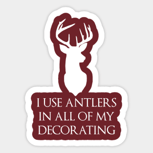 Antlers Sticker